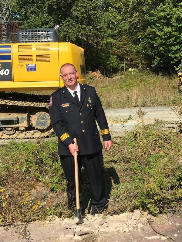 Chief Timothy Hall of the Lake Shore Volunteer Fire Company
October 18, 2016 Ground Breaking